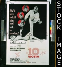 #087 10TH VICTIM 1sh '65 Ursula Andress 