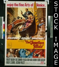 Q805 VENETIAN AFFAIR one-sheet movie poster '67 Man from UNCLE!