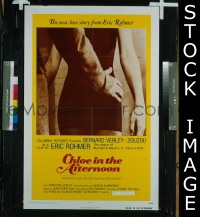 #1124 CHLOE IN THE AFTERNOON 1sh 72 E. Rohmer 