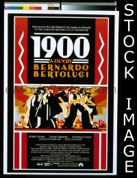 #1008 1900 1sh R91 Bertolucci, De Niro 