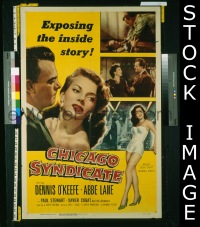 #149 CHICAGO SYNDICATE 1sh '55 O'Keefe 