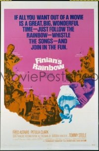 #274 FINIAN'S RAINBOW 1sh '68 Coppola,Astaire 