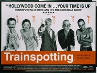 VHP7 558 TRAINSPOTTING DS British quad movie poster '96 Ewan McGregor