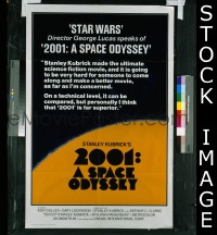 #7024 2001 A SPACE ODYSSEY 1sh R78 Kubrick