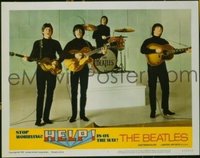 #356 HELP lobby card #1 '65 ultimate 4 Beatles performing image!!