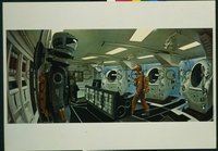 v369c 2001 A SPACE ODYSSEY #3 27x39 still '68 in the ship!