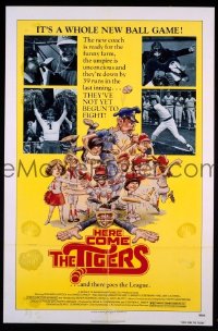 #1384 HERE COME THE TIGERS 1sh '78 baseball! 