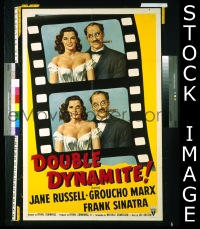 #9131 DOUBLE DYNAMITE 1sh '52 Groucho Marx 