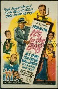 A648 IT'S IN THE BAG one-sheet movie poster '45 Fred Allen, Jack Benny