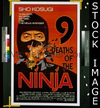 #7058 9 DEATHS OF THE NINJA 1sh 85 Sho Kosugi