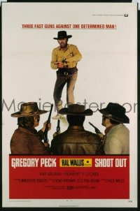 #395 SHOOT OUT 1sh '71 Gregory Peck 