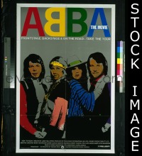#4042 ABBA THE MOVIE 1sh 77 Swedish pop rock! 