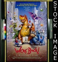 #2895 WE'RE BACK DS 1sh '93 dinosaur story!
