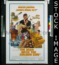 #7985 MAN WITH THE GOLDEN GUN 1sh '74 Bond 