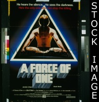 #7615 FORCE OF ONE 1sh '78 Chuck Norris