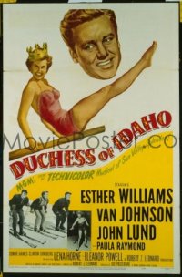 A329 DUCHESS OF IDAHO one-sheet movie poster '50 Esther Williams