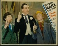 179 DUCK SOUP ('33) #6, Chico & Harpo with man pointing up LC