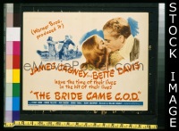 K062 BRIDE CAME C.O.D. title lobby card '41 James Cagney, Bette Davis