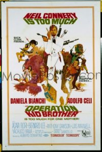 #8113 OPERATION KID BROTHER 1sh 67 N. Connery