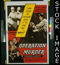 #8104 OPERATION MURDER 1sh '57 Tom Conway 