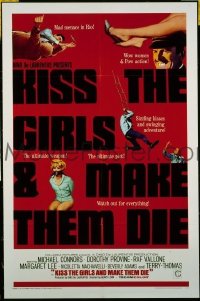 #215 KISS THE GIRLS & MAKE THEM DIE 1sh '66 