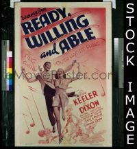 #8192 READY, WILLING & ABLE 1sh37 Ruby Keeler