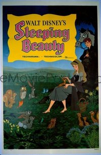 109 SLEEPING BEAUTY ('59) linen 1sheet