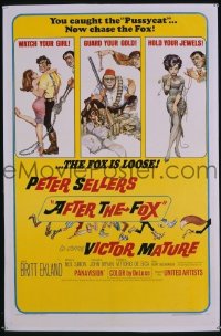 A037 AFTER THE FOX one-sheet movie poster '66 Sellers, Frazetta art!