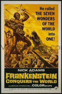 #593 FRANKENSTEIN CONQUERS THE WORLD 1sh '66 