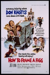 A587 HOW TO FRAME A FIGG one-sheet movie poster '71 Don Knotts