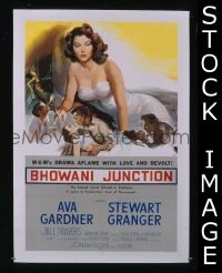 #7322 BHOWANI JUNCTION 1sh '55 Ava Gardner 