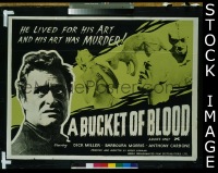 BUCKET OF BLOOD ('59) British quad