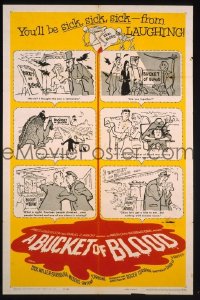 BUCKET OF BLOOD ('59) 1sheet