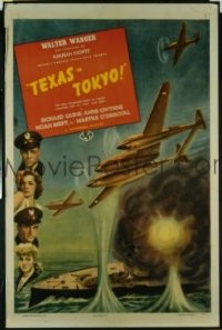 #433 TEXAS TO TOKYO 1sh '43 Quine, Gwynne 