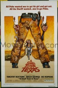 B013 SMALL TOWN IN TEXAS one-sheet movie poster '76 Tim Bottoms