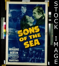 #8306 SONS OF THE SEA 1sh 41 Michael Redgrave