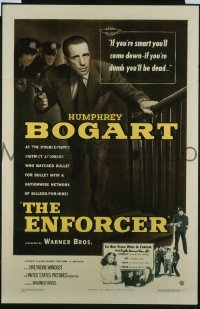#132 ENFORCER Turkish 1sh '51 Bogart, Mostel 