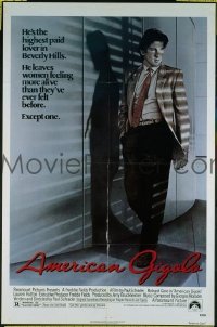 r051 AMERICAN GIGOLO one-sheet movie poster '80 Richard Gere