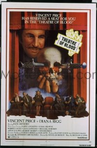 #8391 THEATRE OF BLOOD 1sh '73 Vincent Price