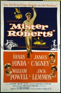 #8021 MISTER ROBERTS 1sh 55 Fonda, Cagney
