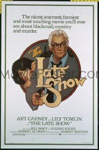 A716 LATE SHOW one-sheet movie poster '77 Art Carney, Tomlin