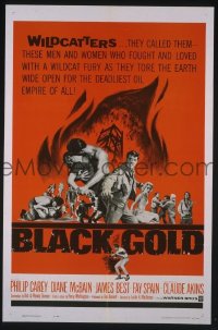 A112 BLACK GOLD one-sheet movie poster '62 Carey, McBain