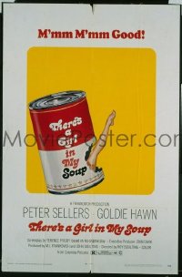 #1931 THERE'S A GIRL IN MY SOUP 1sh 71 Hawn 