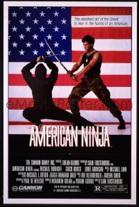 A063 AMERICAN NINJA one-sheet movie poster '85 martial arts!