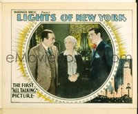 2006 LIGHTS OF NEW YORK #6 lobby card '28 Eugene Pallette w/lady!