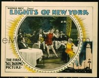 2002 LIGHTS OF NEW YORK #2 lobby card '28 sexy girl in top hat!