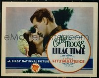 1245 LILAC TIME title lobby card '28 Gary Cooper, Colleen More