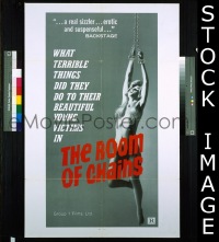 #7611 ROOM OF CHAINS 1sh '72 sex horror! 