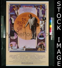 A353 EVIL UNDER THE SUN one-sheet movie poster '82 Agatha Christie