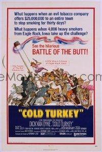 #300 COLD TURKEY 1sh '71 Dick Van Dyke 